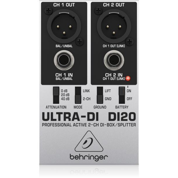 (BRUGT) Behringer DI20 Ultra-DI